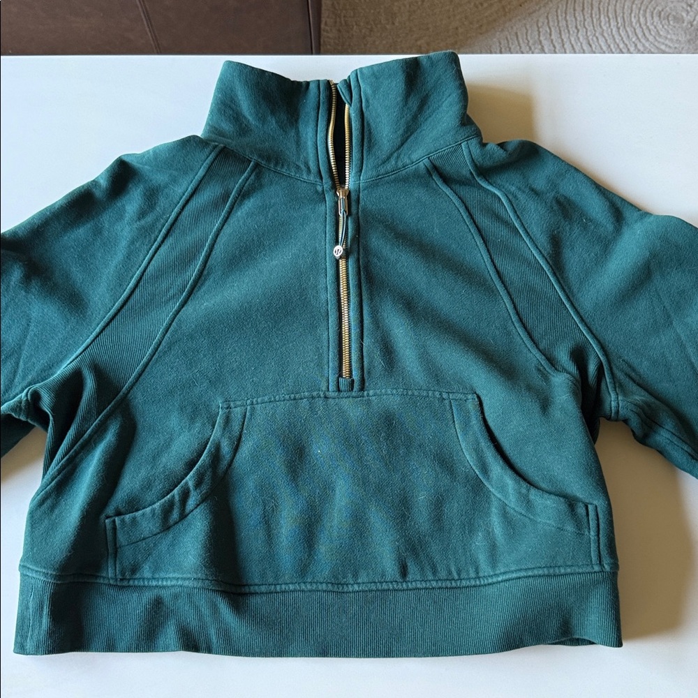 lululemon athletica Teal Half-Zip Sweatshirt